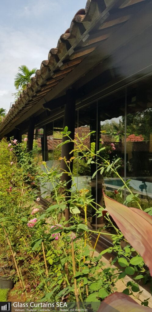 Contact us for frameless glass door installation in Vietnam