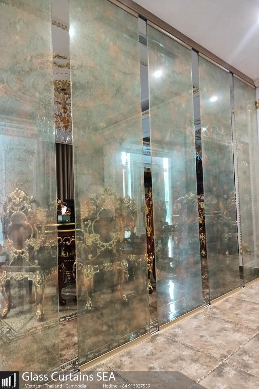 Frameless glass wall models 